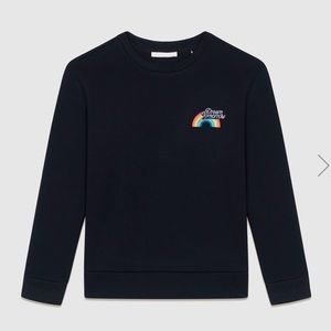 Maje Graphic fleece sweatshirt